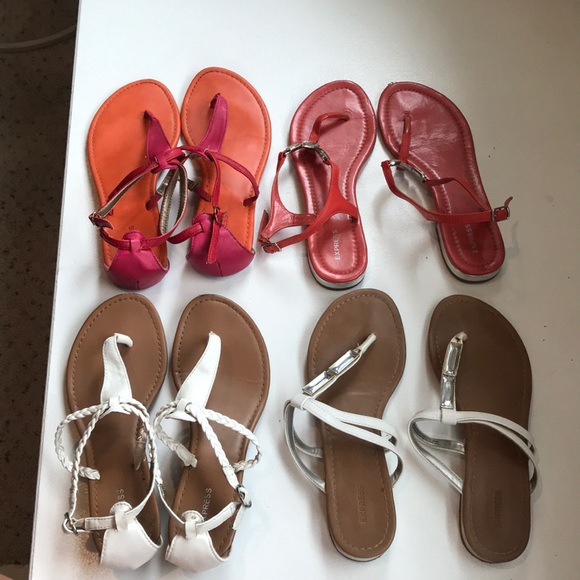 Express Shoes - *FOUR* Pairs of Sandals